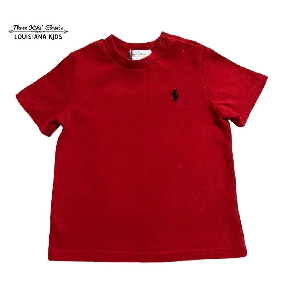 Ralph Lauren 9m Red Tee Shirt